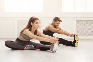 Kapalı eğitim germe, fitness Çift