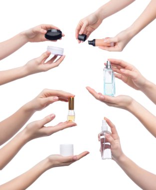 El ile makyaj kozmetik