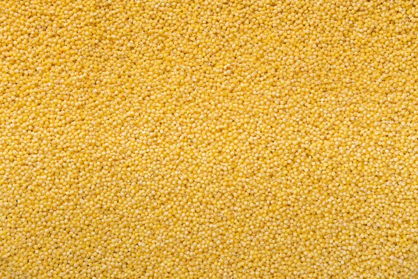 Raw millet groats texture — Stock Photo, Image