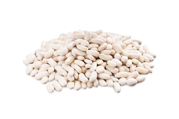 White kidney beans isolated on white background — Stock Photo, Image