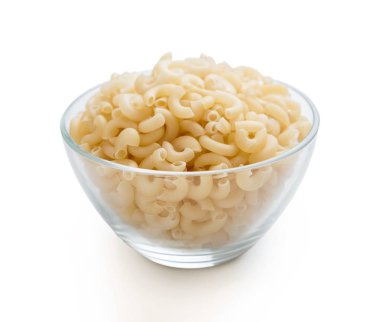 Tabak beyaz izole gluten ücretsiz makarna