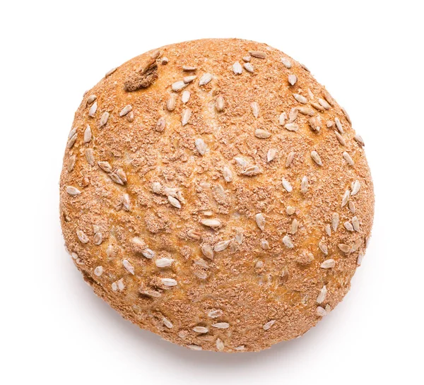 Limpa bröd från fritt mjテカl fテカr gluten, isolerad på vit — Stockfoto