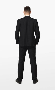 Kendine güvenen işadamı geri görüntülemek portre