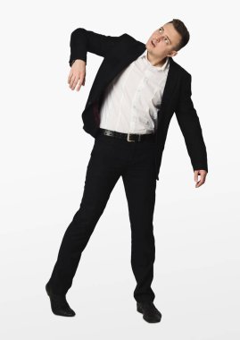 İş adamı oynayan kukla