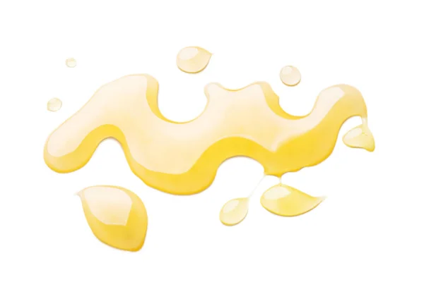 Γλυκό μέλι Παπανικολάου απομονωθεί σε λευκό φόντο — Φωτογραφία Αρχείου