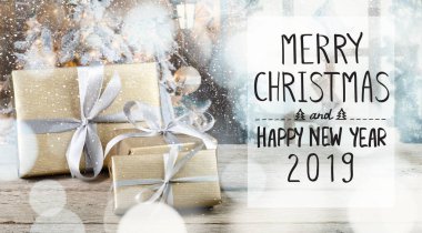 Noel ve Yılbaşı tatil arka plan