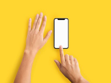 Smartphone parmak tarama güvenlik ve gizlilik koruması