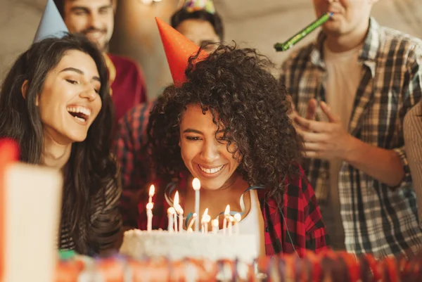 Gelukkige verjaardag lieve vriend concept — Stockfoto