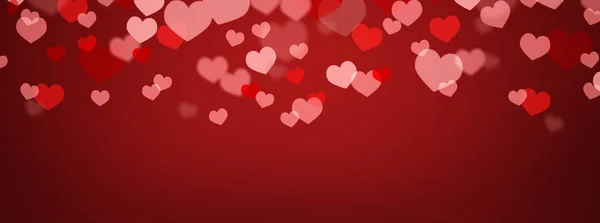 Abstract Valentina Day background with hearts — Stock Photo, Image