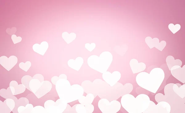 Resumen Día de San Valentín fondo con corazones —  Fotos de Stock
