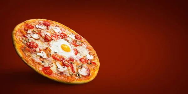 Mockup menu pizzaria italiana — Fotografia de Stock