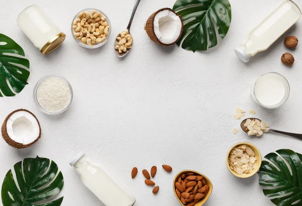 Organik vegan gıda kavramı.