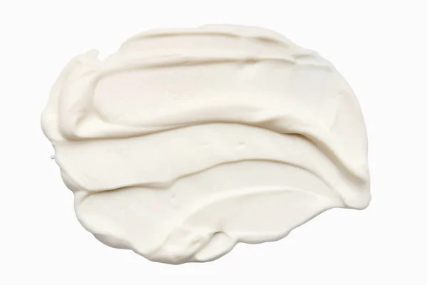 Sour cream texture, top view — Stock Photo, Image