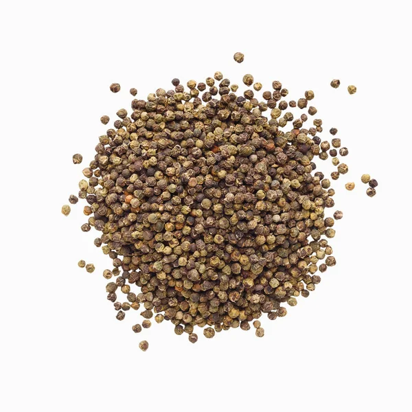 Green peppercorn pile , top view — Stock Photo, Image