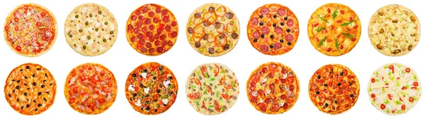 Escolha o seu conceito de pizza — Fotografia de Stock