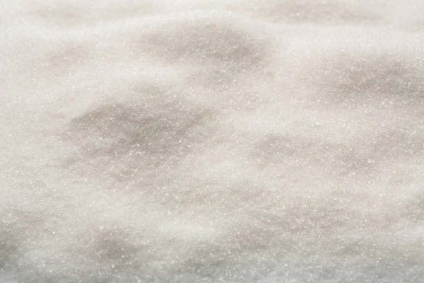 Textura de açúcar branco, fundo doce, espaço de cópia — Fotografia de Stock