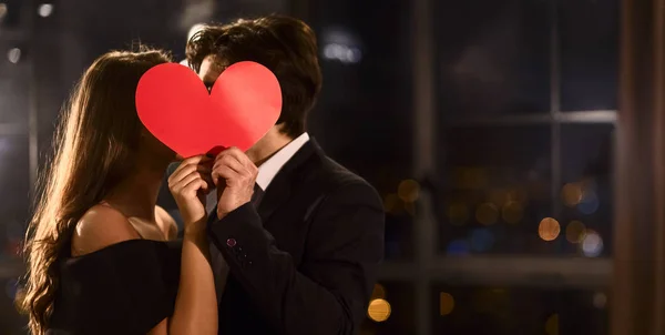 Valentinstag zu feiern. Kopierraum — Stockfoto