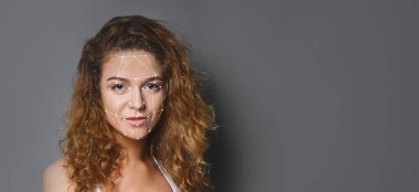 Fütüristik ve teknolojik yüz yüze ilişkin tanıma için tarama