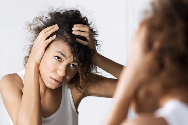 Hair and sculp problems concept — Stock Photo, Image