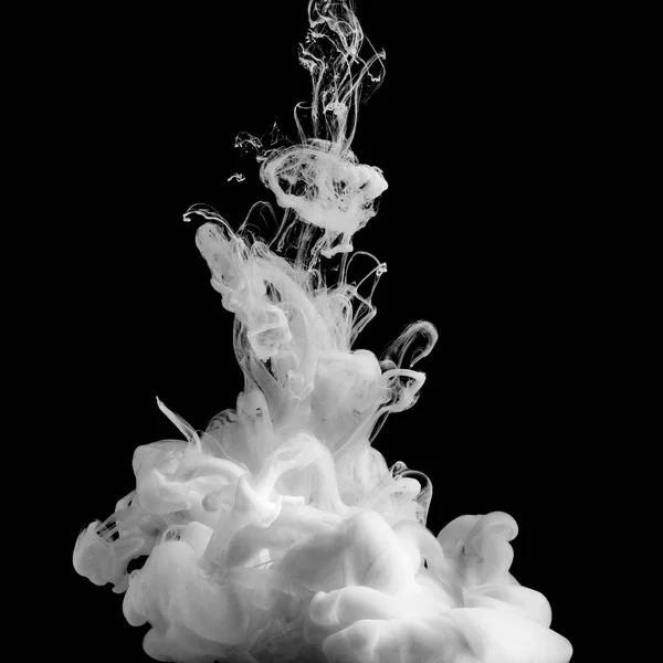 Hvitt sprut under vann – stockfoto