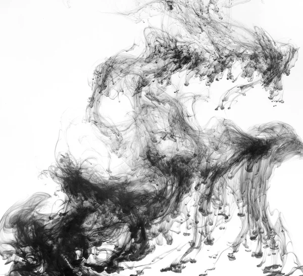 Black abstract stains — Stock Photo, Image