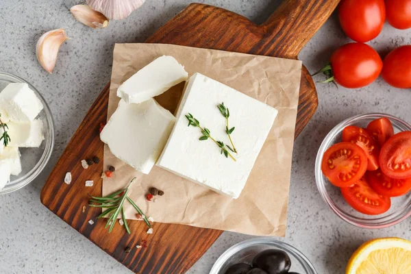 Hausgemachter griechischer Käse — Stockfoto