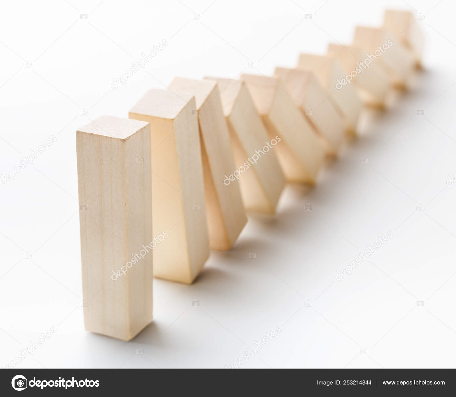 domino wooden blocks