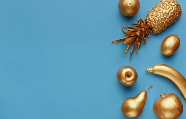 Золоті плоди колаж — стокове фото