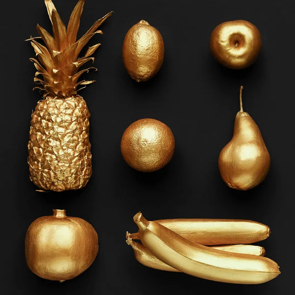 黄金の果実コラージュ — ストック写真
