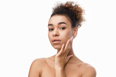 Yüz Bakımı. Temiz Taze Cilt ile Güzel Kadın