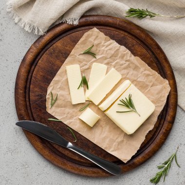 Eko çiftlik süt ürünleri kavramı