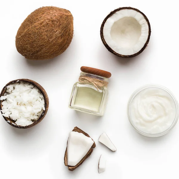 Organic Coconut spa concept — Stockfoto