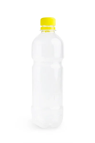 Plastic bottle on white — Stock Photo, Image