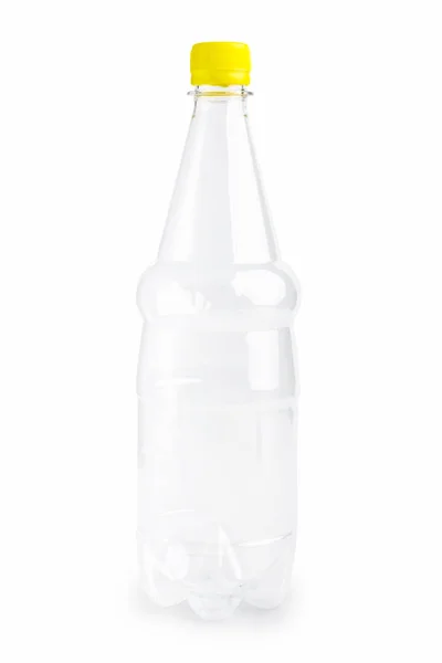 Plastic bottle on white — Stock Photo, Image