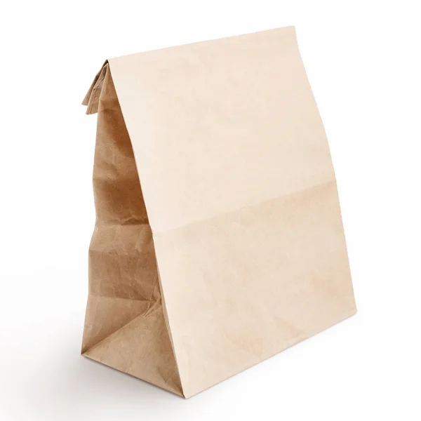Lunch bag on white — Stock Photo, Image