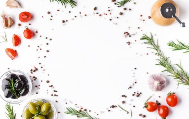 Gıda arka plan konsepti, tarifi mockup