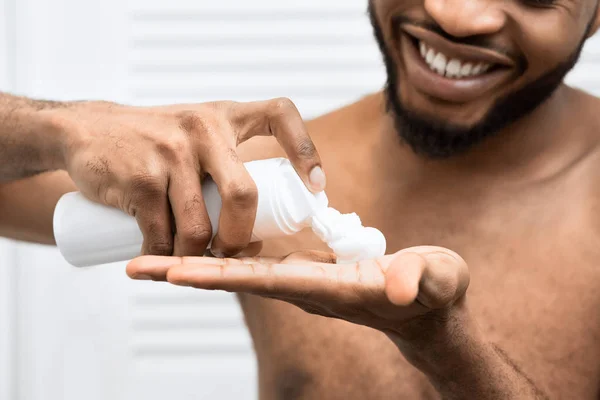 Concepto cosmético de afeitado —  Fotos de Stock