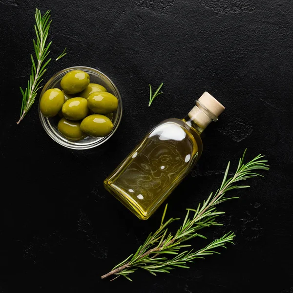 Organikus olívaolaj koncepció — Stock Fotó