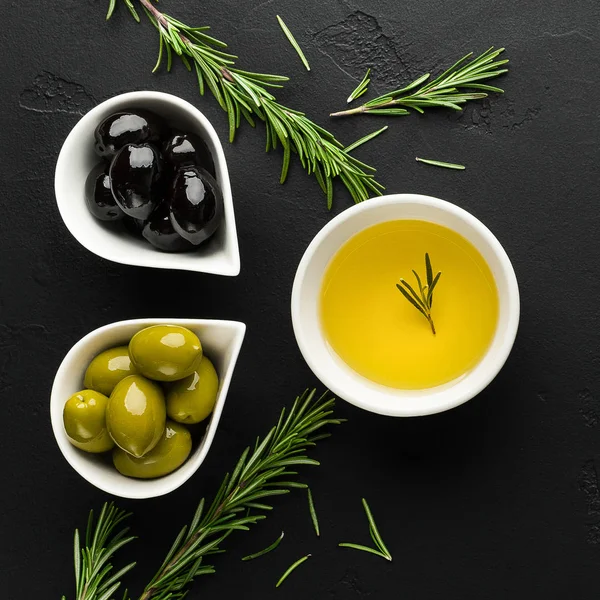 Концепция органических греческих продуктов — стоковое фото