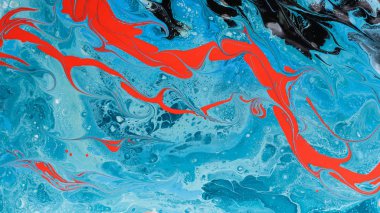 Soyut akışkan sanat konsepti