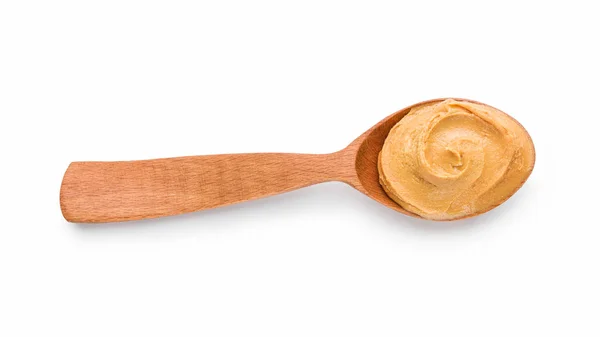 勺，花生黄油 — 图库照片