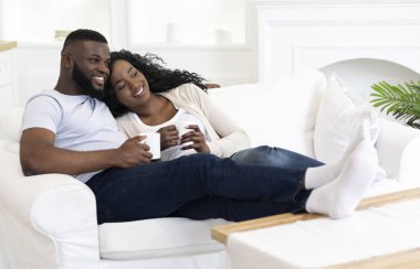 Siyah Couple Içinde aşk harcama zaman birlikte