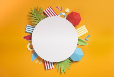 Reklam için Beyaz boş alan ile tatil arka plan