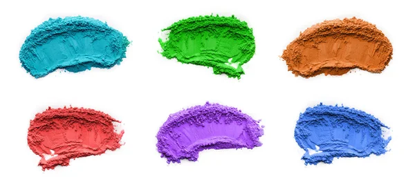 Set di diversi colori di polvere per il festival indiano — Foto Stock
