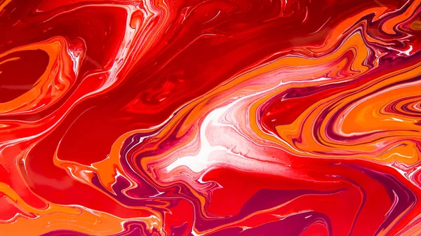 Pittura colorata mista, effetto marmo di rosso, texture modello — Foto Stock
