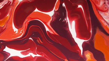 Mercan lekeleri ile yaratıcı soyut el boyaması arka plan