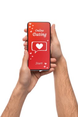 Smartphone In Mans Hands 'de Randevu Uygulaması Açıldı