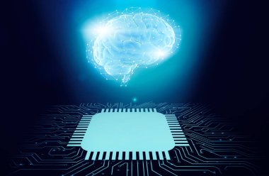 Al. Çokgen Bağlantılı Üç Boyutlu Eldiven Dijital İnsan Beyni