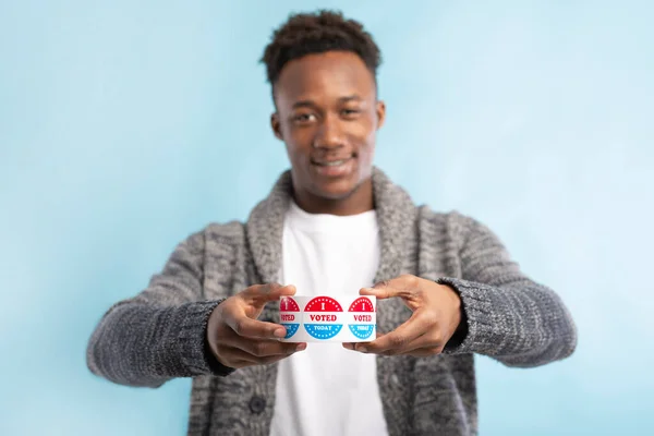 Сегодня я голосовал за африканского гражданина Америки — стоковое фото