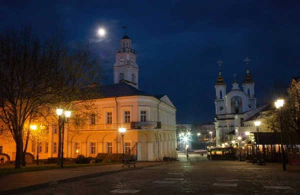 Paseo Por Calle Suvorov Centro Histórico Vitebsk — Foto de Stock